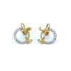 Butterfly diamond earrings
