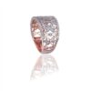 Sparkle rose gold diamond ring