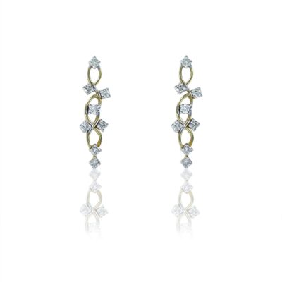 Ela Drop Diamond Earring
