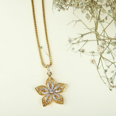 Neh Flower Diamond Pendant