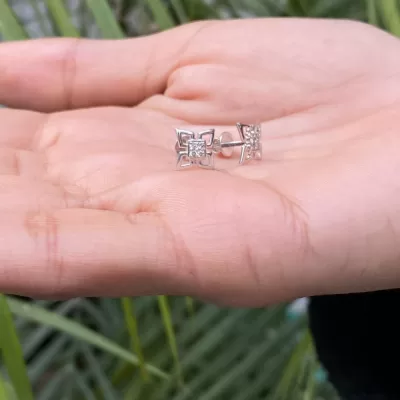 Vision diamond earrings