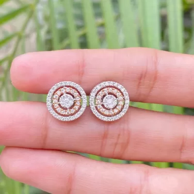 Ripple Diamond Earrings