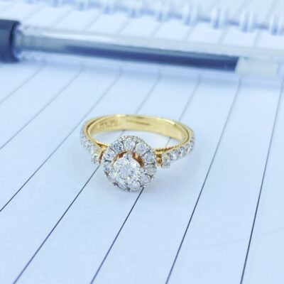 Aisha Solitaire Diamond Ring