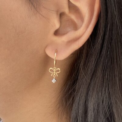 Light Weight Butterfly Hanging Earrings