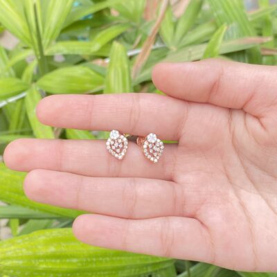 Cluster Dewdrop Diamond Earrings