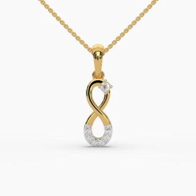 Infinity Diamond Pendant