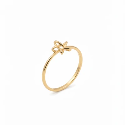 Unique Star Gold Ring