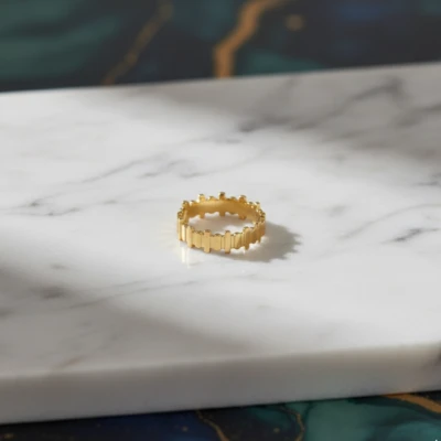 Unique Multi Layer Gold Ring