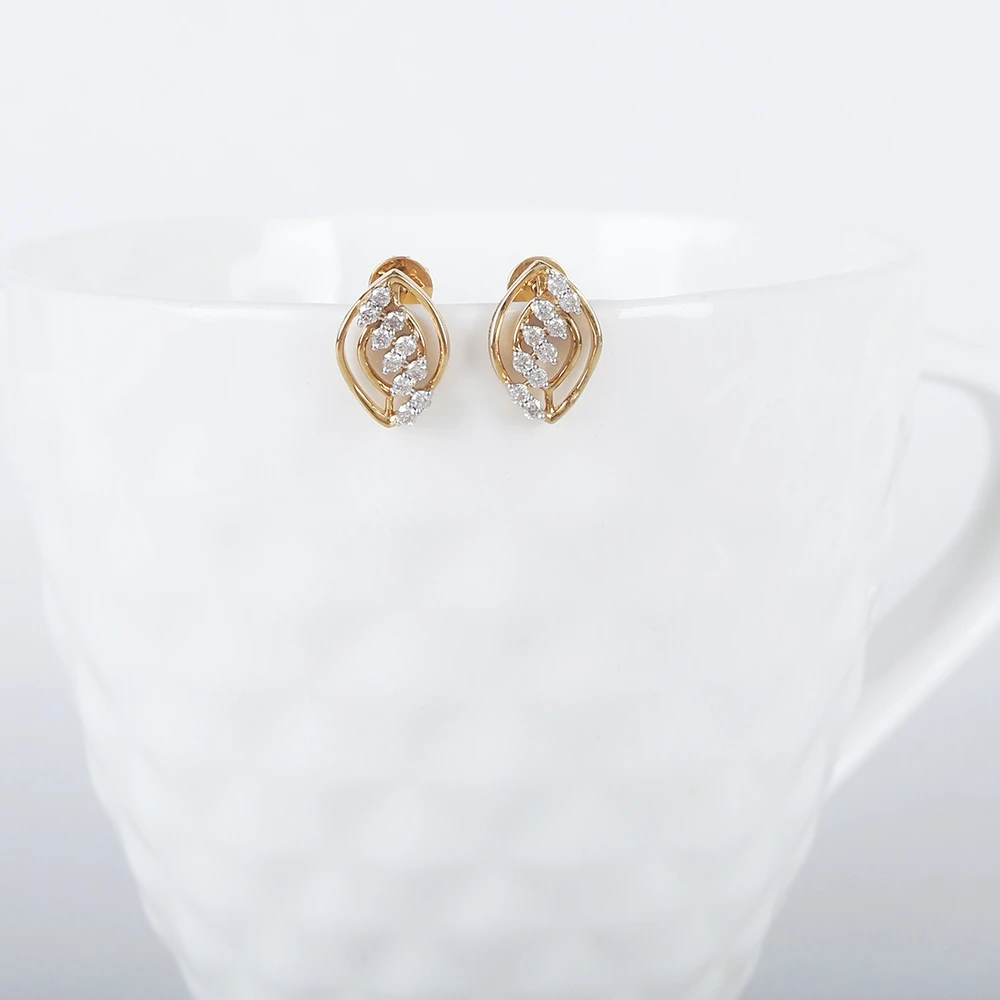 Dazzling diamond earrings