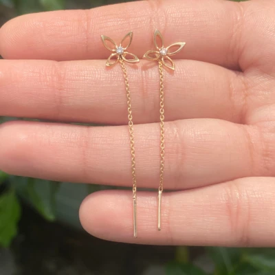 Kaina Diamond Sui Dhaga Earrings