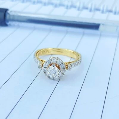 Aisha Solitaire Diamond Ring