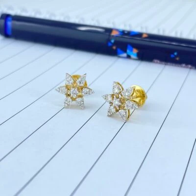 Star Diamond Earrings