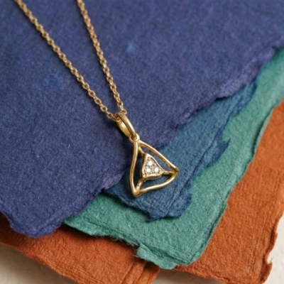 Tara Triangle Diamond Pendant