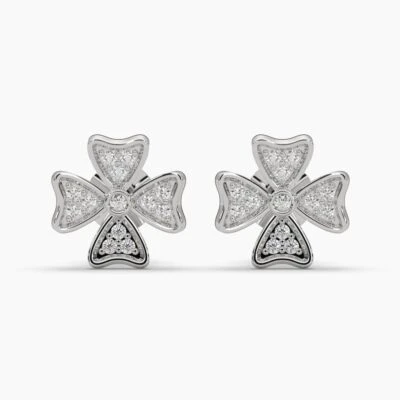 Star diamond earring