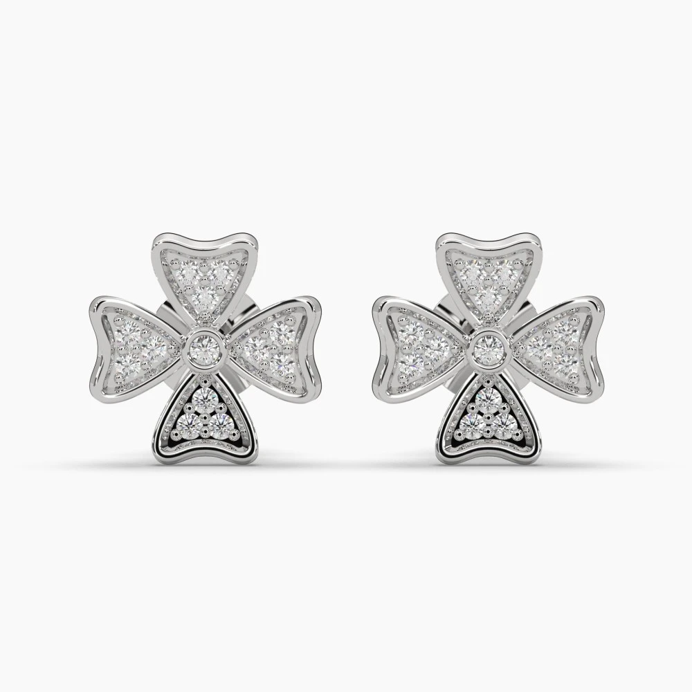 Star diamond earring